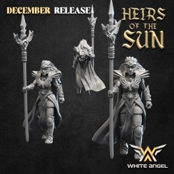 SISTER GUARD OF THE HIGH KINGDOM x 5 - Bigusson - Druk 3D - White Angels