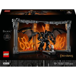 LEGO Icons Władca pierścieni: Book nook z Balrogiem 10367