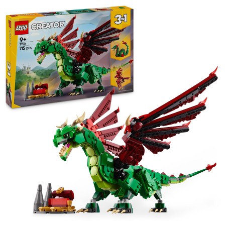 Klocki LEGO CREATOR 31161 Średniowieczny smok 3w1 Feniks Wąż morski