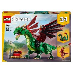 Klocki LEGO CREATOR 31161 Średniowieczny smok 3w1 Feniks Wąż morski