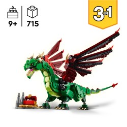 Klocki LEGO CREATOR 31161 Średniowieczny smok 3w1 Feniks Wąż morski