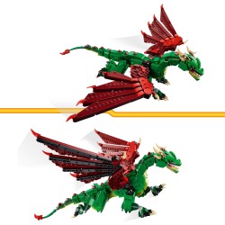 Klocki LEGO CREATOR 31161 Średniowieczny smok 3w1 Feniks Wąż morski