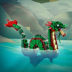Klocki LEGO CREATOR 31161 Średniowieczny smok 3w1 Feniks Wąż morski