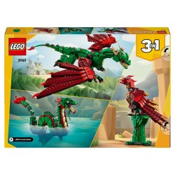 Klocki LEGO CREATOR 31161 Średniowieczny smok 3w1 Feniks Wąż morski