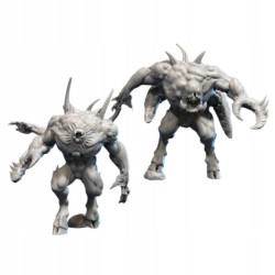 INFERNAL THING Druk 3D White Angels