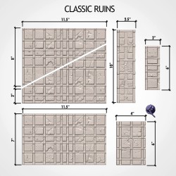 Classic Ruins GW 11 Teren do gier bitewnych Txarli Factory