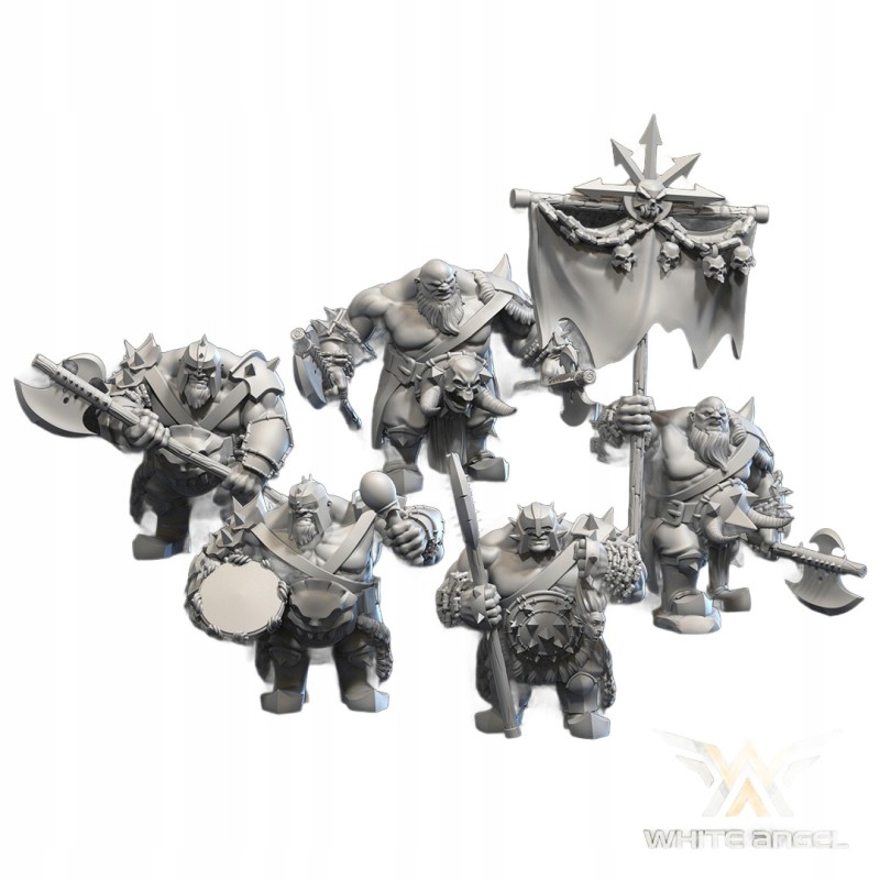 INFERNAL OGRE - Bigusson - Druk 3d - White Angels