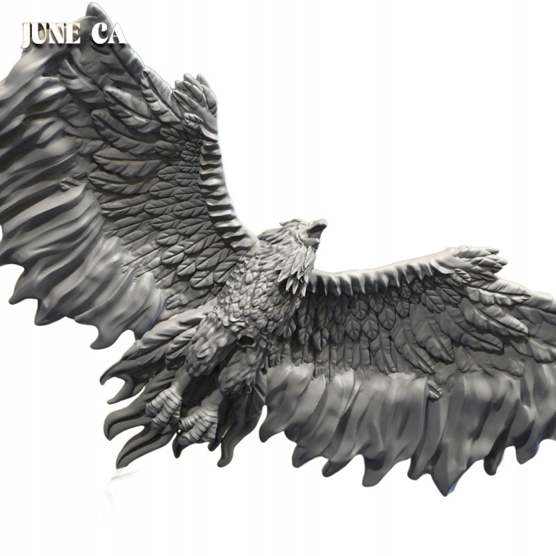 Fire Phoenix - Bigusson - Druk 3d - White Angels