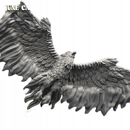 Fire Phoenix - Bigusson - Druk 3d - White Angels