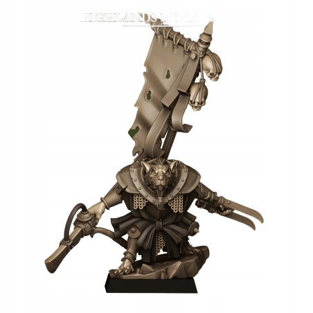 Sewer Vermin Warlord | Highlands Miniatures | Rats