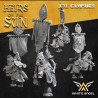 STANDARD BEARER OF THE SUN on Horse - White Angels