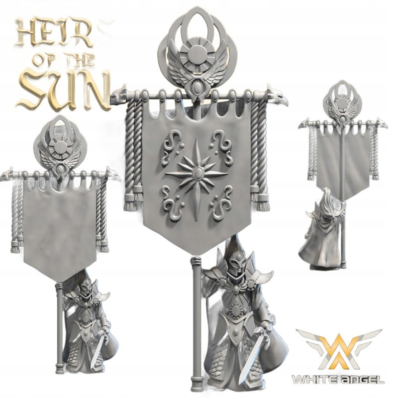 Standard Bearer of the Sun on foot - White Angels