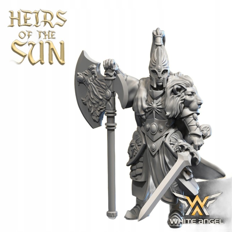 Lion captain - Bigusson - Druk 3d - White Angels