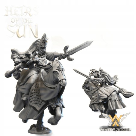 High Priestess on Horse - Bigusson - Druk 3d - White Angels