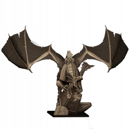 Aegean Elf Great Mage on Dragon - Bigusson - druk 3d - Highlands Miniatures