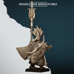 Aegean Elf Sea Lord - Bigusson - druk 3d - Highlands Miniatures