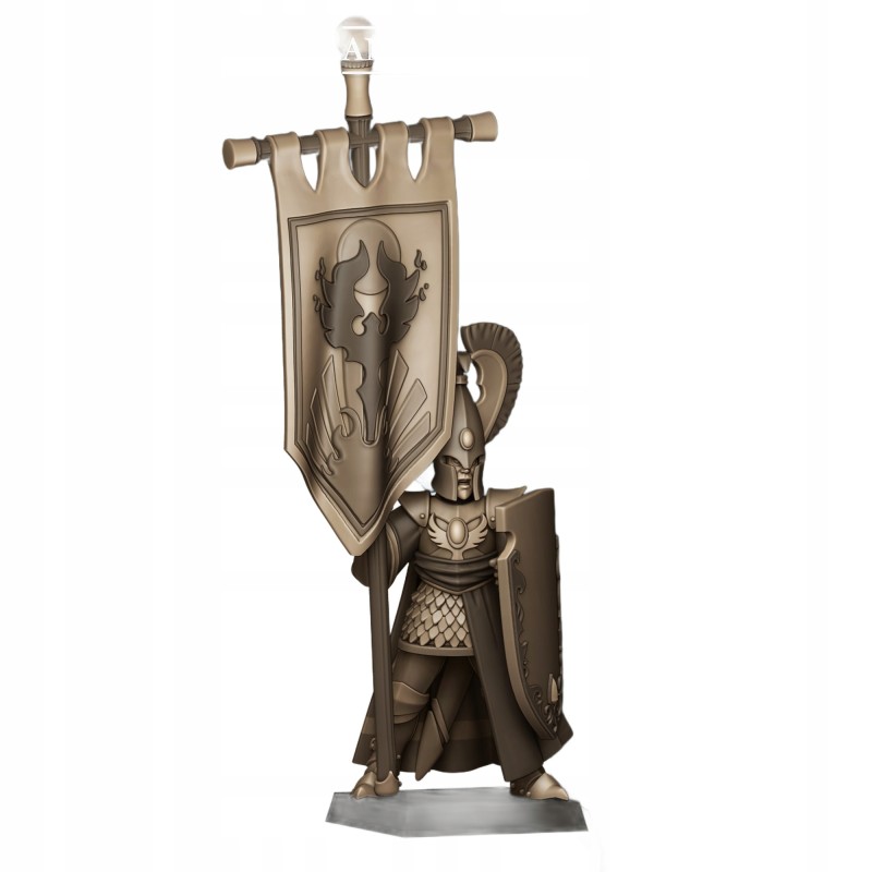 Aegean Lord BSB dismounted | Highlands Miniatures | High Elf