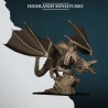 Aegean Elf Great Mage on Dragon - Bigusson - druk 3d - Highlands Miniatures
