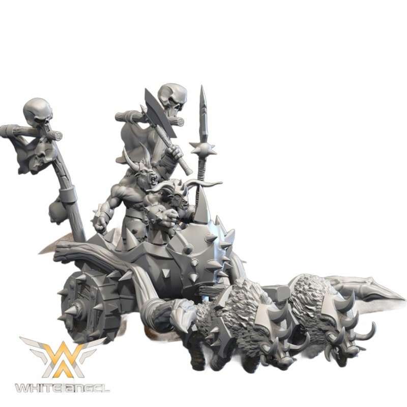BEAST BOAR CHARIOT - Bigusson - Druk 3D - White Angels