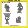 ORCS & GOBLINS: Cave Goblin Catchers x4 - Druk 3d - Monstrous Encounters