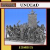 UNDEAD: Zombies Unit x 10 - Druk 3d - Highlands Miniatures