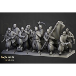 Harbor Cossacks x7 + cmd - Druk 3d - Highlands Miniatures