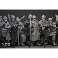Harbor Streltsy x7 + cmd - Druk 3d - Highlands Miniatures