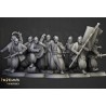 Harbor Cossacks x7 + cmd - Druk 3d - Highlands Miniatures