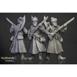 Harbor Streltsy x7 + cmd - Druk 3d - Highlands Miniatures