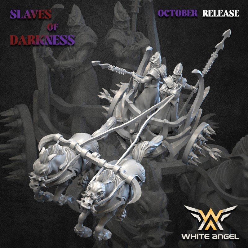 DARK STEEDS CHARIOT - Bigusson - Druk 3D - White Angels DARK STEEDS CHARIOT - Bigusson - Druk 3D - White Angels