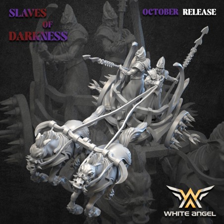 DARK STEEDS CHARIOT - Bigusson - Druk 3D - White Angels