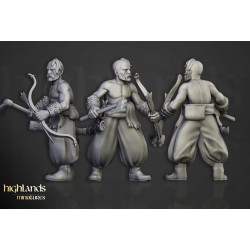 Harbor Cossacks x7 + cmd - Druk 3d - Highlands Miniatures