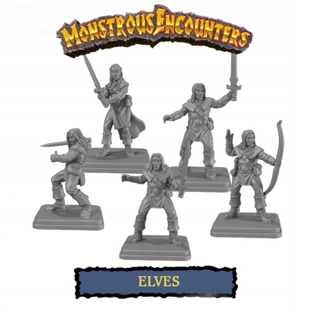 Classic Elves - Druk 3d - Highlands Miniatures