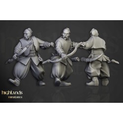 Harbor Cossacks x7 + cmd - Druk 3d - Highlands Miniatures