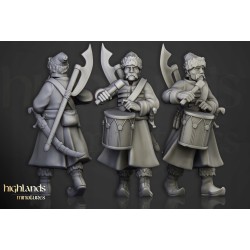 Harbor Streltsy x7 + cmd - Druk 3d - Highlands Miniatures