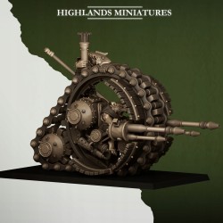 Sewer Vermin Wheeled Engine - Druk 3d - Highlands Miniatures