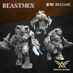 Heavy beast Warrior x 7 + cmd - Bigusson - Druk 3D - White Angels