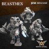 Heavy beast Warrior x 7 + cmd - Bigusson - Druk 3D - White Angels
