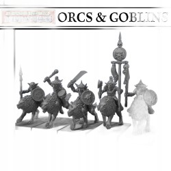 Goblin Wolf Riders Unit x 10 - Bigusson - Druk 3d - Monstrous Encounters
