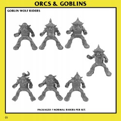 Goblin Wolf Riders Unit x 10 - Bigusson - Druk 3d - Monstrous Encounters