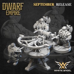 DWARF CROSSBOW - Bigusson - Druk 3D - White Angels