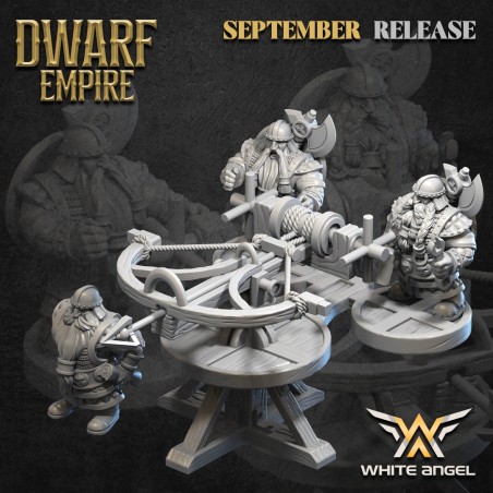 DWARF CROSSBOW - Bigusson - Druk 3D - White Angels