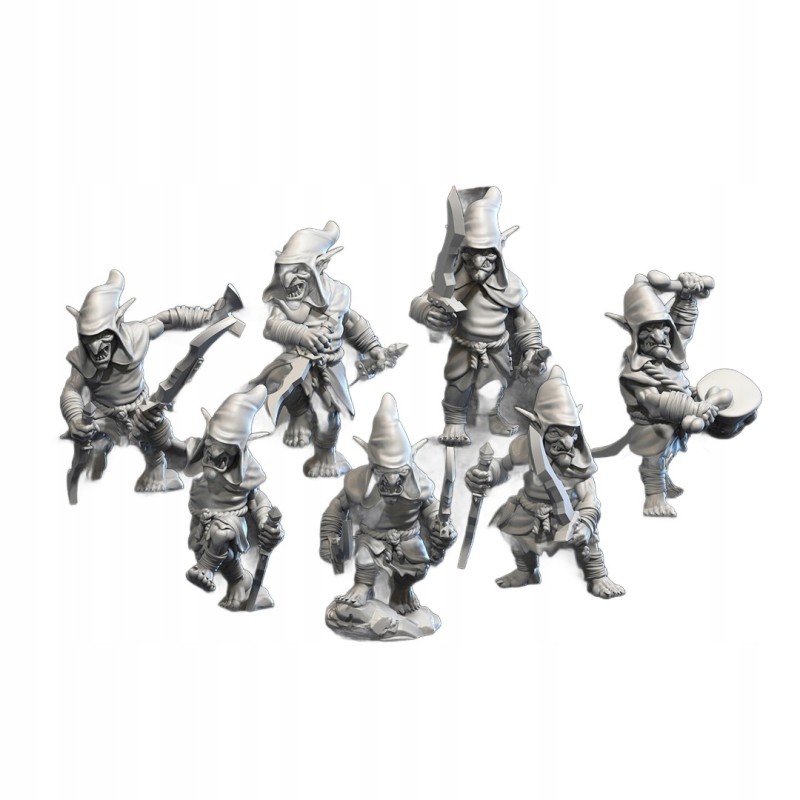 ASSASIN GOBLIN x 10 - Bigusson - Druk 3D - White Angels