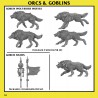 Goblin Wolf Riders Unit x 10 - Bigusson - Druk 3d - Monstrous Encounters
