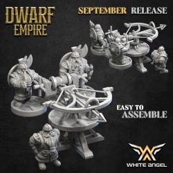 DWARF CROSSBOW - Bigusson - Druk 3D - White Angels