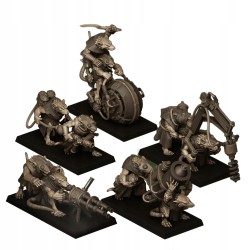 Sewer Vermin Heavy Weapons Teams - Druk - Highlands Miniatures