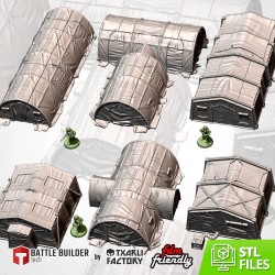MILITARY BARRACKS 1- Bigusson - druk 3d - Txarli Factory