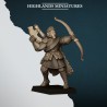 Nemean Lions with Bows x7 + cmd - Bigusson - Highlands Miniatures