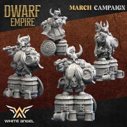 DWARF BARRELMAN - Bigusson - Druk 3D - White Angels