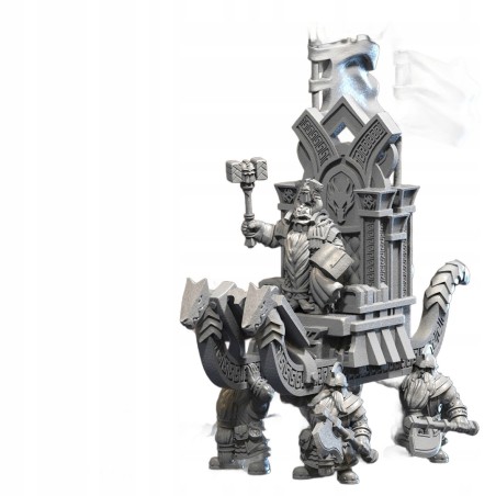 DWARF EMPEROR - Bigusson - Druk 3D - White Angels